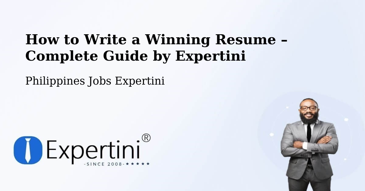 Resume Writing Guide for Job Seekers – Davao - Davao, Philippines Jobs Expertini